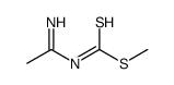 methyl N-(1-aminoethylidene)carbamodithioate结构式