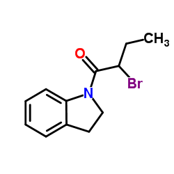 2-Bromo-1-(2,3-dihydro-1H-indol-1-yl)-1-butanone picture