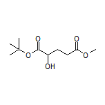 1-(tert-Butyl) 5-Methyl 2-Hydroxypentanedioate Structure