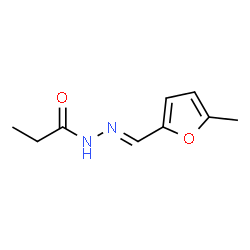 Propanoic acid,[(5-methyl-2-furanyl)methylene]hydrazide (9CI)结构式