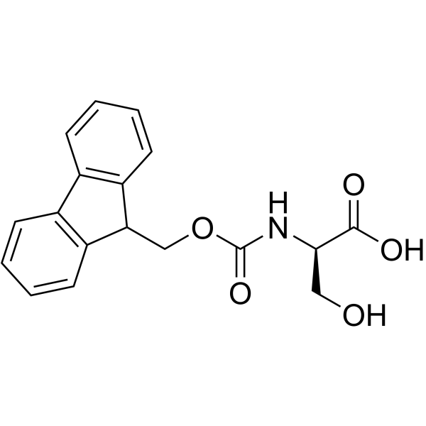 Fmoc-D-Ser-OH structure