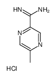 5-METHYLPYRAZINE-2-CARBOXIMIDAMIDE HYDROCHLORIDE structure