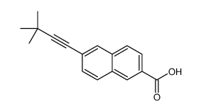 6-(3,3-Dimethyl-1-butyn-1-yl)-2-naphthoic acid Structure