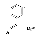 magnesium,ethenylbenzene,bromide structure