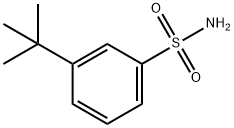 3-叔丁基苯-1-磺酰胺结构式