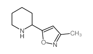 2-(3-Methyl-5-isoxazolyl)piperidine结构式