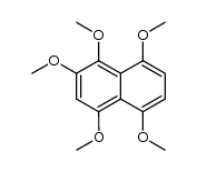 1,2,4,5,8-pentamethoxynaphthalene Structure