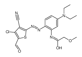 Acetamide, N-2-(4-chloro-3-cyano-5-formyl-2-thienyl)azo-5-(diethylamino)phenyl-2-methoxy- picture