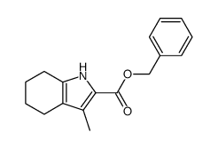 benzyl 3-methyl-4,5,6,7-tetrahydro-1H-indole-2-carboxylate结构式