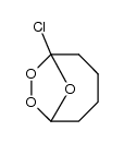 1-Chlor-7,8,9-trioxabicyclo[4.2.1]nonan结构式