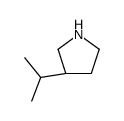 (3S)-3-propan-2-ylpyrrolidine Structure