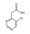 2-(5-chloropyrimidin-4-yl)acetic acid结构式