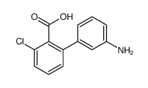 2-(3-aminophenyl)-6-chlorobenzoic acid Structure