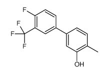 5-[4-fluoro-3-(trifluoromethyl)phenyl]-2-methylphenol Structure