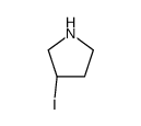 (S)-3-碘-吡咯烷结构式