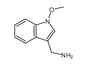 (1-methoxyindol-3-yl)methylamine结构式