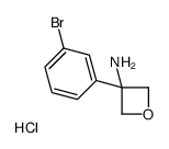 3-(3-bromophenyl)oxetan-3-amine,hydrochloride Structure