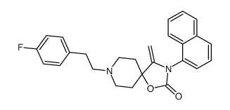 8-[2-(4-fluorophenyl)ethyl]-4-methylidene-3-naphthalen-1-yl-1-oxa-3,8-diazaspiro[4.5]decan-2-one Structure