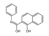 1-Hydroxy-N-phenyl-2-naphthalenecarboxamide结构式