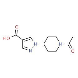 1-(1-Acetylpiperidin-4-yl)-1H-pyrazole-4-carboxylic acid picture