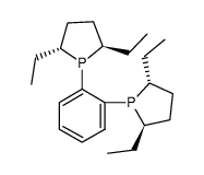 (-)-1,2-bis-((2R,5R)-2,5-Diethylphospholano)benzene Structure