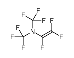 1,2,2-trifluoro-N,N-bis(trifluoromethyl)ethenamine Structure