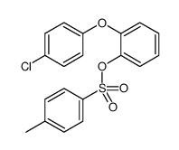 2-(4-chlorophenoxy)phenyl 4-methylbenzenesulfonate Structure