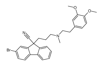 2-bromo-9-<3--1-propylamino>-fluorene-9-carbonitrile Structure