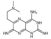 6-[2-(dimethylamino)ethyl]pteridine-2,4,7-triamine结构式