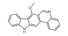 7-methoxy-12H-indolo[3,2-j]phenanthridine Structure