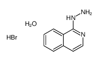 1-hydrazinoisoquinoline hydrobromide hydrate结构式