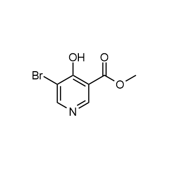 5-溴-4-羟基烟酸甲酯结构式