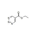 Ethyl 1,2,3-Triazine-5-carboxylate Structure