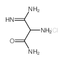 Propanamide,2,3-diamino-3-imino-, hydrochloride (1:2)结构式