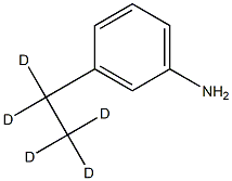 3-Ethylaniline-d5结构式