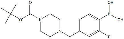 4-((4-(叔-丁氧基羰基)哌嗪-1-基)甲基)-2-氟苯基)硼酸图片