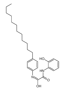 N-(4-dodecylphenyl)-N'-(2-hydroxyphenyl)oxamide Structure