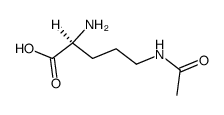 H-Orn(Ac)-OH structure