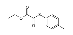 O-ethyl S-(4-methylphenyl) monothiooxalate Structure