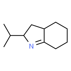 2H-Indole,3,3a,4,5,6,7-hexahydro-2-(1-methylethyl)-(9CI)结构式