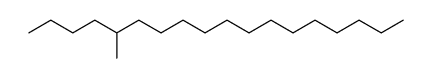 5-Methyloctadecane结构式