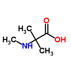 N,2-Dimethylalanine Structure