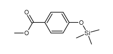 4-(Trimethylsiloxy)benzoic acid methyl ester结构式