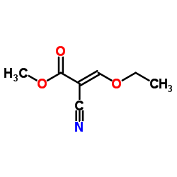 Methyl (2E)-2-cyano-3-ethoxyacrylate Structure