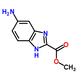 Methyl 5-amino-1H-benzimidazole-2-carboxylate Structure