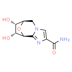 6,9-Epoxy-5H-imidazo[1,2-a]azepine-2-carboxamide, 6,7,8,9-tetrahydro-7,8-dihydroxy-, (6R,7S,8R,9S)- (9CI) structure