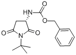 BENZYL (S)-1-TERT-BUTYL-2,5-DIOXOPYRROLIDIN-3-YLCARBAMATE structure