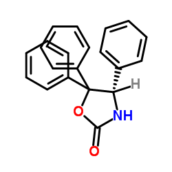 (S)-4,5,5-Triphenyloxazolidin-2-one Structure