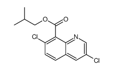 2-methylpropyl 3,7-dichloroquinoline-8-carboxylate Structure