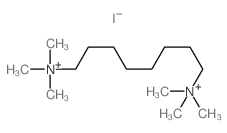 trimethyl-(8-trimethylammoniooctyl)azanium diiodide Structure